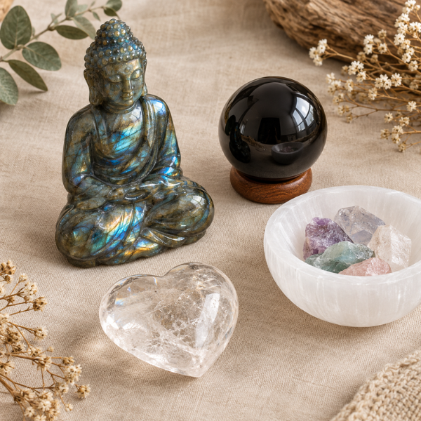 coeurs-polis-spheres-bols-bouddhas-en-pierres-naturelles-boutique-esoterique-le-temple-d-heydines